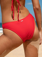 ECONYL® Kırmızı Düşük Bel Bikini Altı - Şık ve Sürdürülebilir