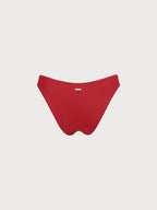 ECONYL® Kırmızı Düşük Bel Bikini Altı - Şık ve Sürdürülebilir