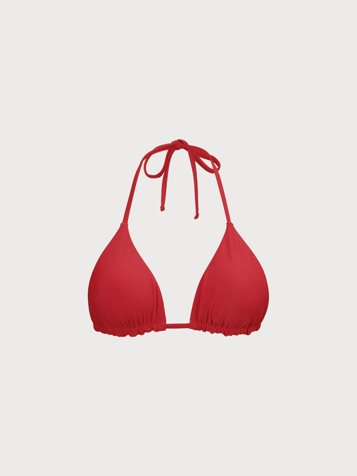 ECONYL® Kırmızı Dönüşümlü Üçgen Bikini Üstü - Şık ve Sürdürülebilir