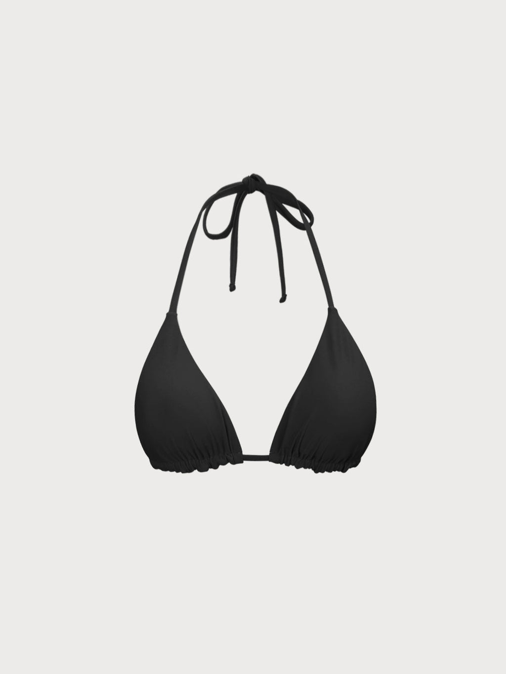 ECONYL® Premium Siyah Üçgen Bikini Üstü