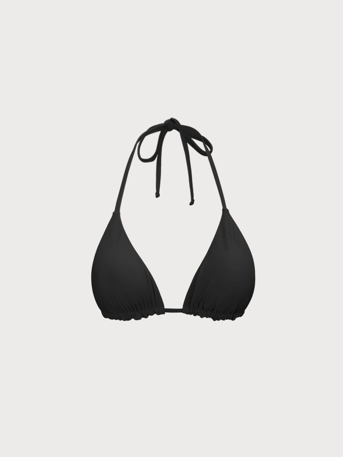 ECONYL® Premium Siyah Üçgen Bikini Üstü