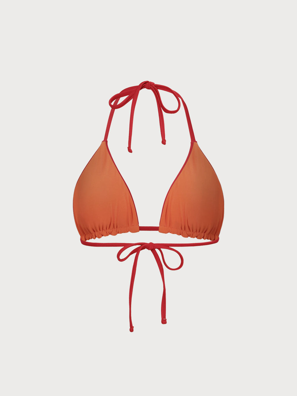 ECONYL® Kırmızı Dönüşümlü Üçgen Bikini Üstü - Şık ve Sürdürülebilir