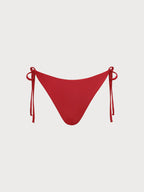 Premium Kırmızı Ters Çevirilebilir Bikini Altı - ECONYL®