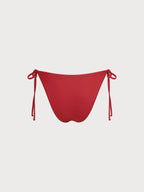 Premium Kırmızı Ters Çevirilebilir Bikini Altı - ECONYL®