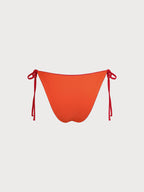 Premium Kırmızı Ters Çevirilebilir Bikini Altı - ECONYL®