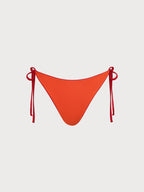 Premium Kırmızı Ters Çevirilebilir Bikini Altı - ECONYL®