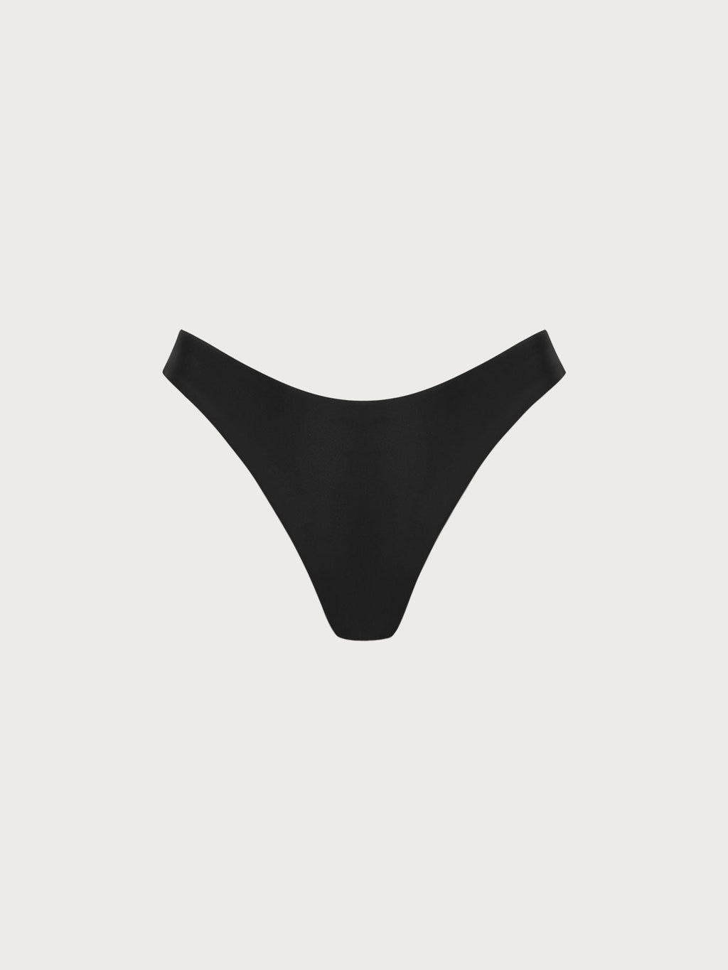 ECONYL® Siyah Şık Düşük Bel Bikini Altı - Sürdürülebilir Moda