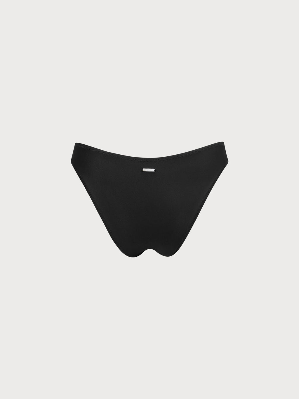 ECONYL® Siyah Şık Düşük Bel Bikini Altı - Sürdürülebilir Moda