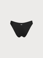 ECONYL® Siyah Şık Düşük Bel Bikini Altı - Sürdürülebilir Moda