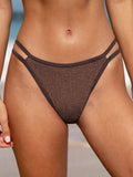 Premium Koyu Kahverengi Bikini Altı - Şık ve Rahat