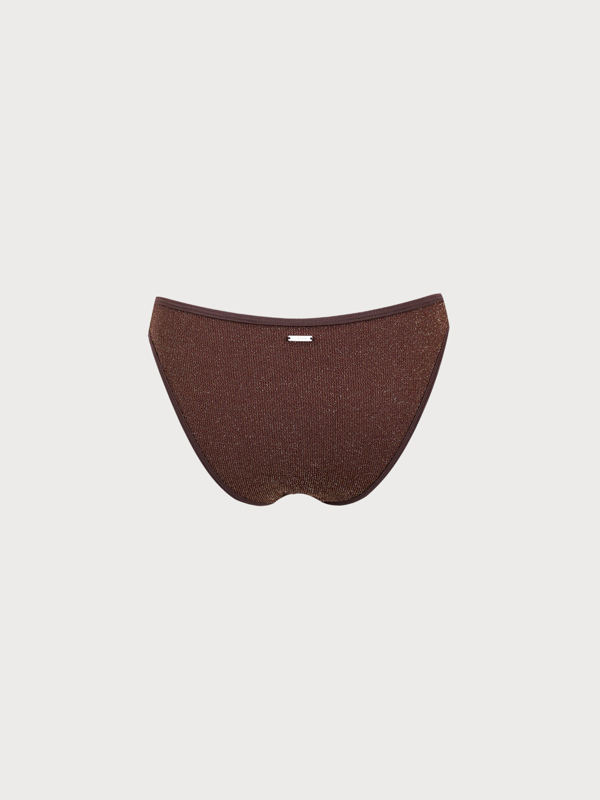 Premium Koyu Kahverengi V Kesim Tam Kapama Bikini Altı