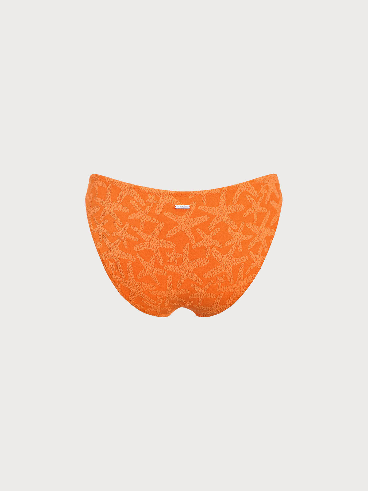Turuncu Deniz Yıldızı Desenli Bikini Altı - Şık ve Rahat