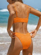 Turuncu Doku O-Halka Bikini Altı - Şık ve Rahat Yaz Modası