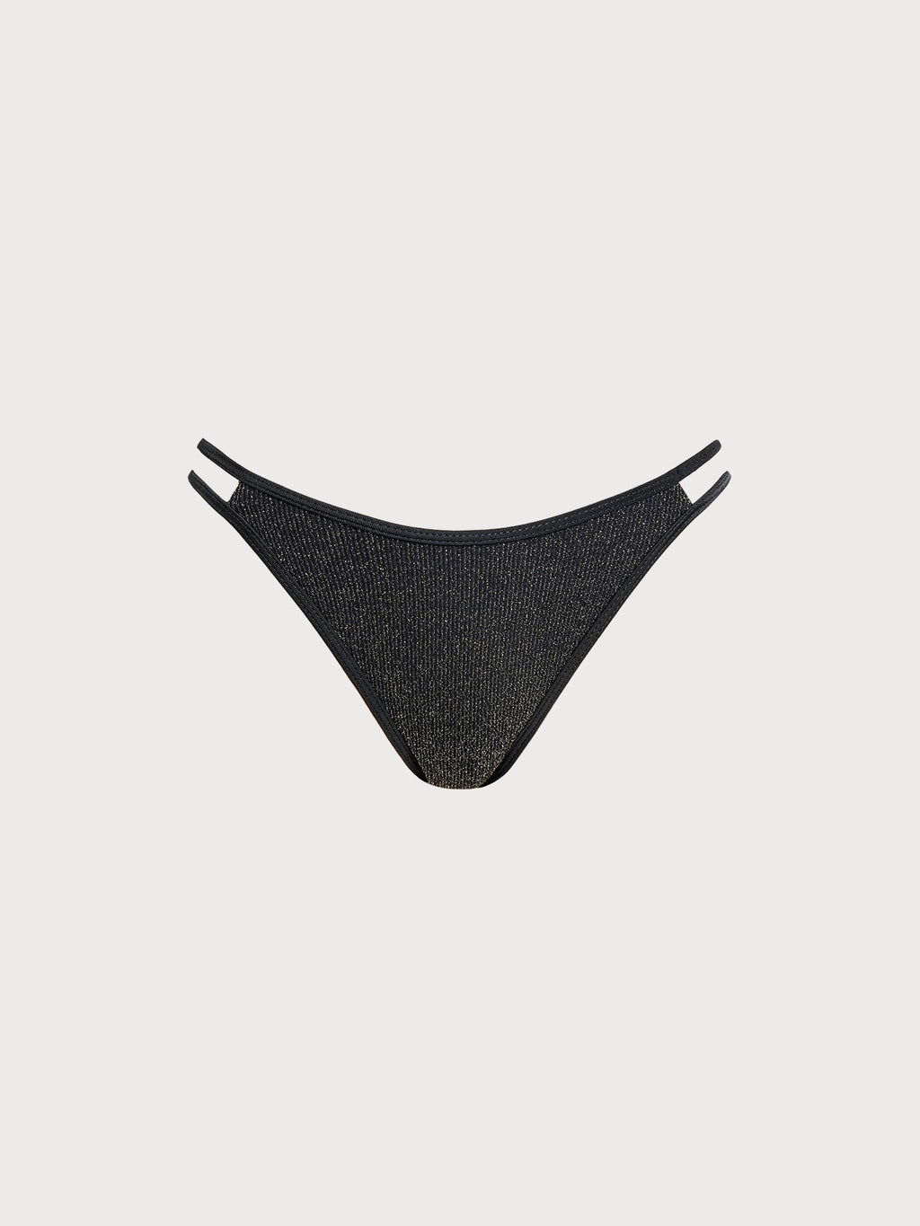 Şık Siyah Kesik Bikini Altı - Yaz Modası için İdeal
