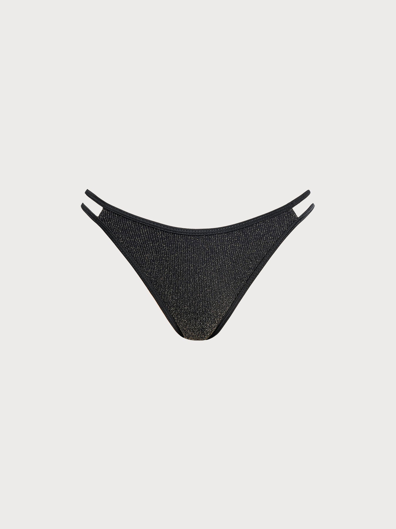 Şık Siyah Kesik Bikini Altı - Yaz Modası için İdeal