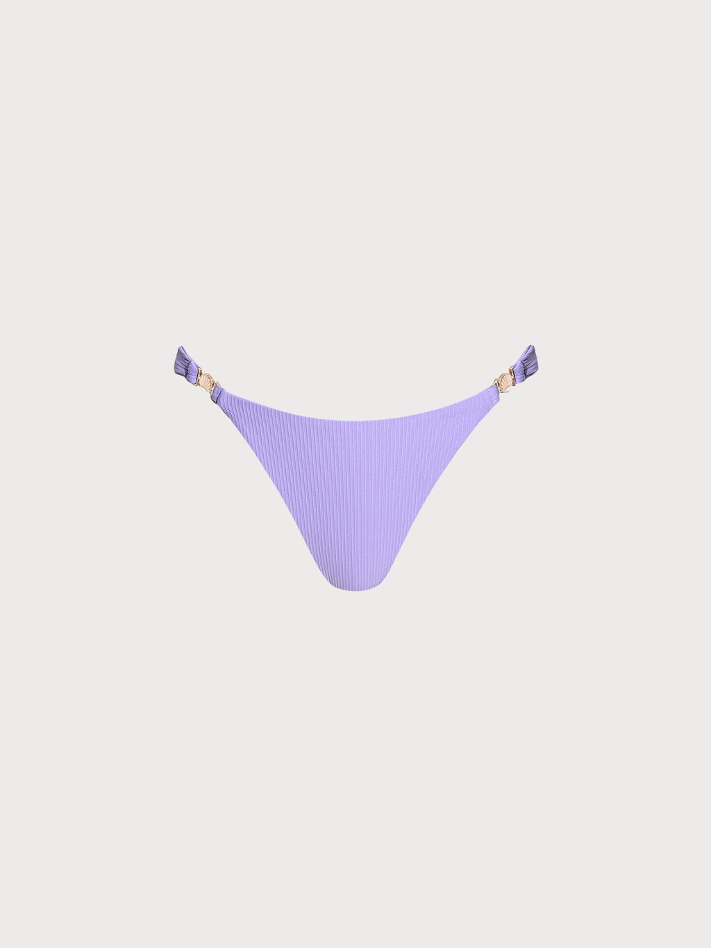 Mor Altın Detaylı Şık Bikini Altı