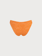Turuncu Desenli Premium Bikini Altı