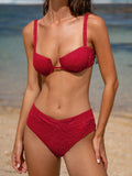 Şarap Kırmızısı Tam Kapama Bikini Altı - Şık ve Rahat