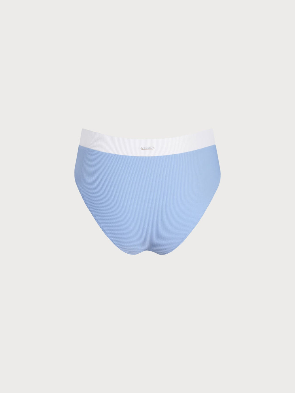 Yüksek Bel Mavi Kontrast Bikini Altı - Şıklık ve Rahatlık