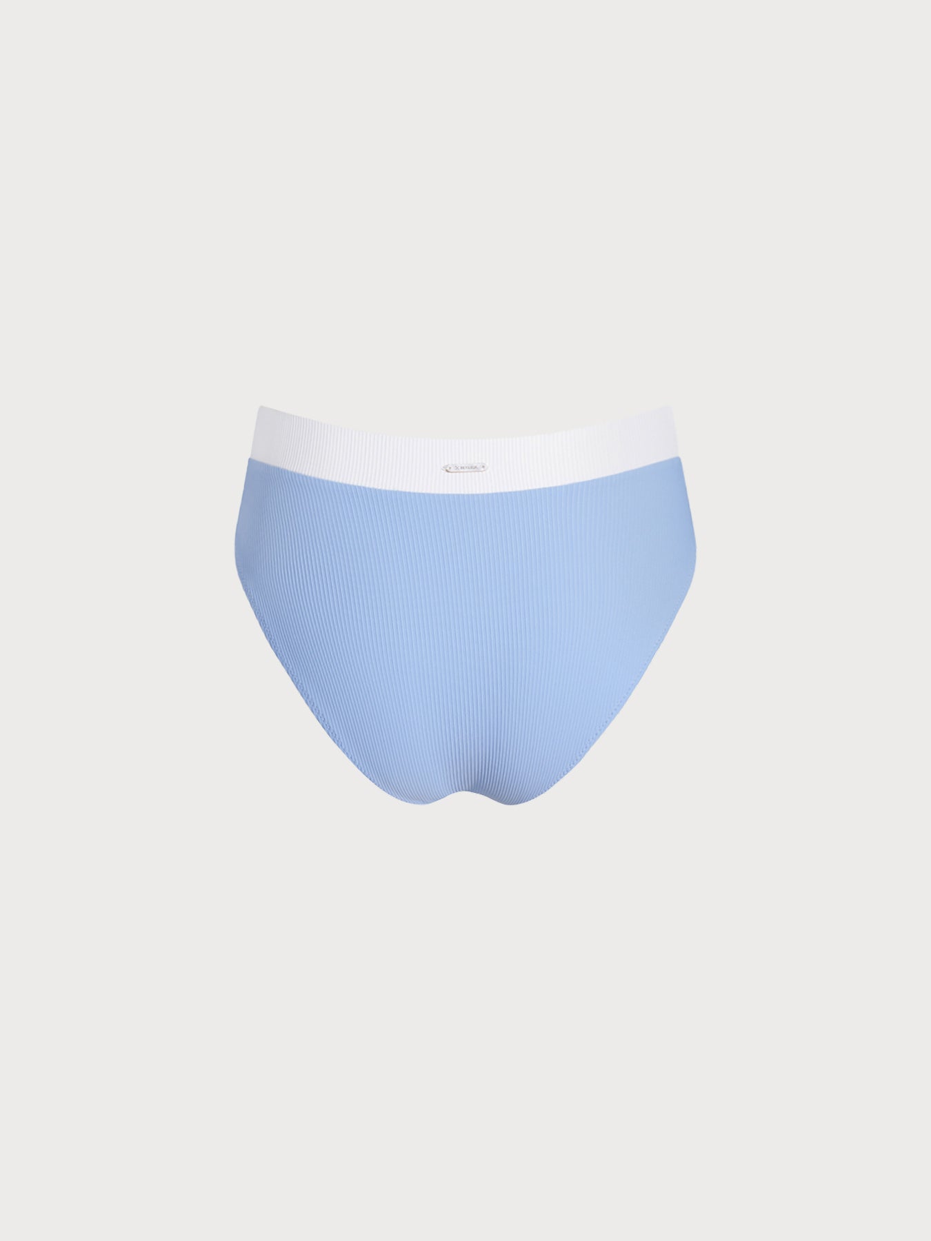 Yüksek Bel Mavi Kontrast Bikini Altı - Şıklık ve Rahatlık
