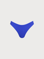Şık Mavi Düz Bikini Altı - Yaz Plaj Modası
