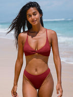 Premium Kırmızı Düz Bikini Altı - Şık ve Rahat Seçim