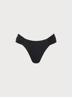 Şık Siyah Ribanalı Bikini Altı - Konfor ve Stil