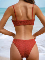 Turuncu Dokulu Bikini Altı - Şık ve Rahat Yaz Stili