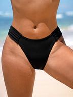 Şık Siyah Ribanalı Bikini Altı - Konfor ve Stil