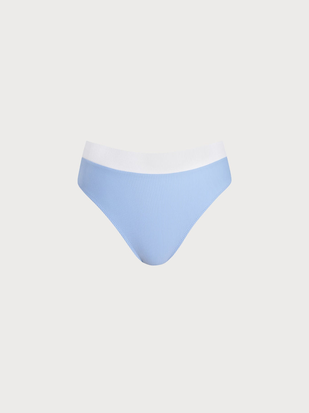 Yüksek Bel Mavi Kontrast Bikini Altı - Şıklık ve Rahatlık