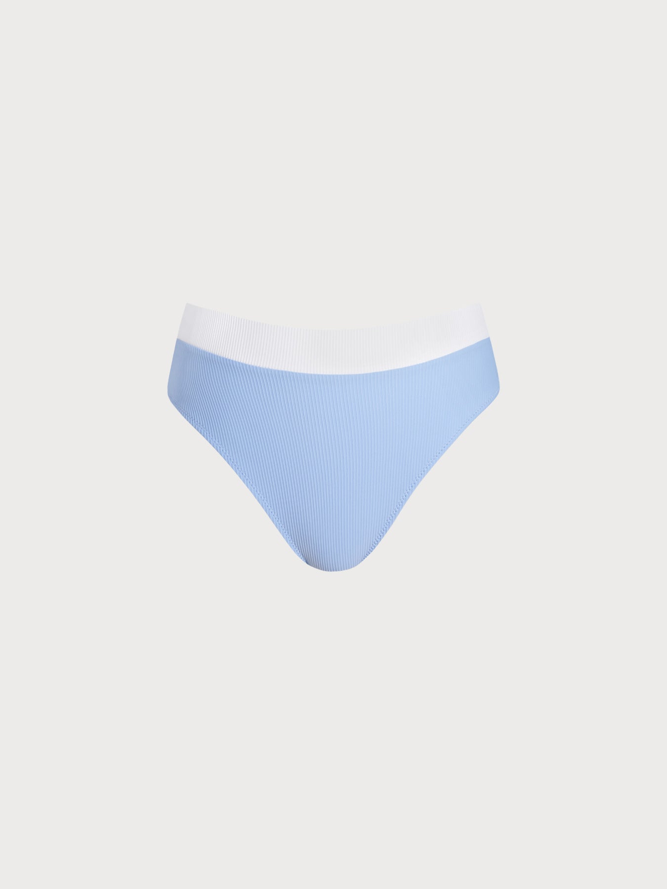 Yüksek Bel Mavi Kontrast Bikini Altı - Şıklık ve Rahatlık