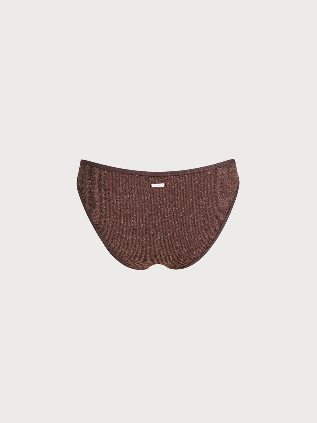 Koyu Kahve Lurex Bikini Altı - Şık ve Rahat Tasarım