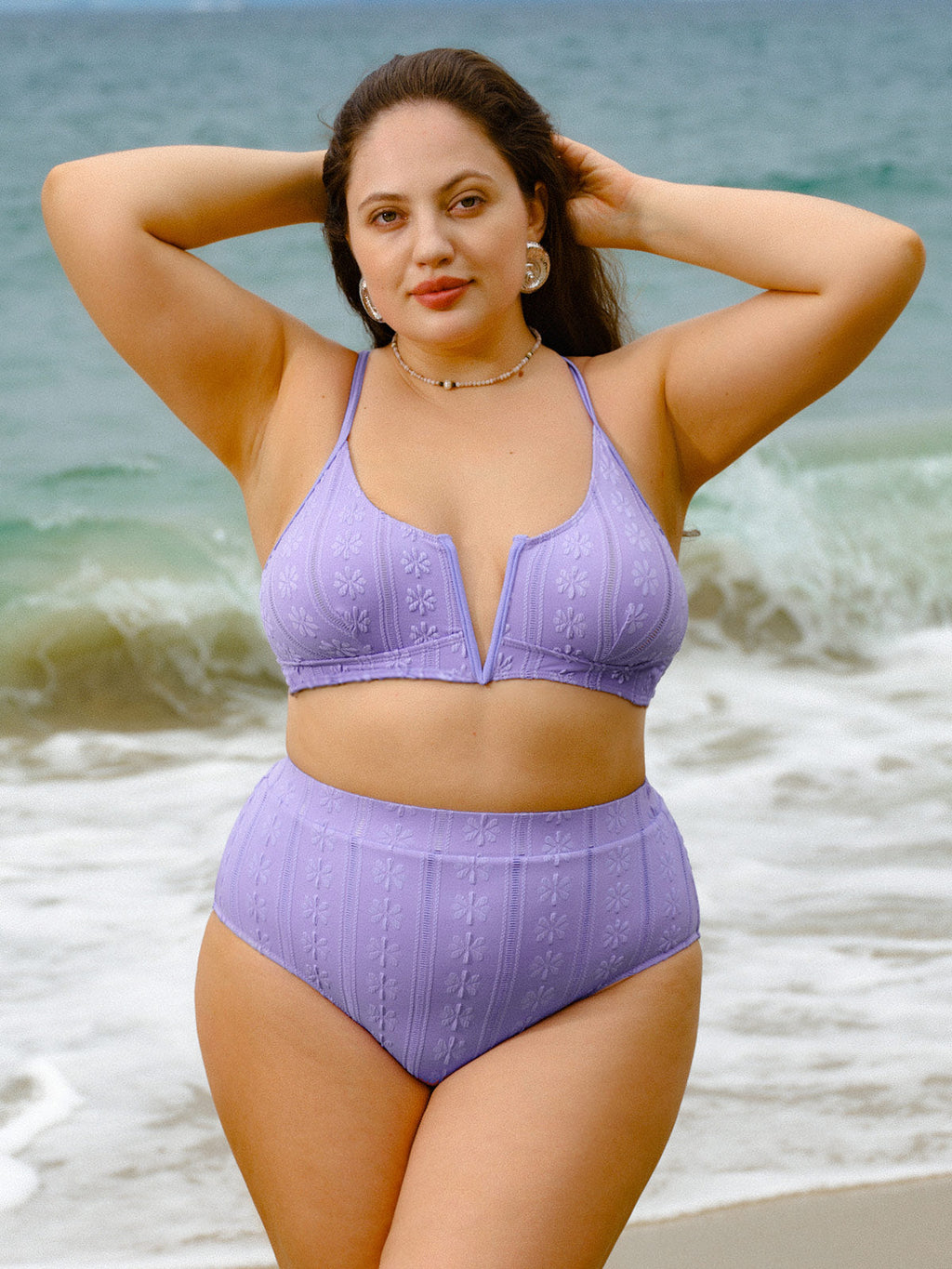 Mor Jakarlı Büyük Beden Bikini Altı - Şık ve Rahat Seçim