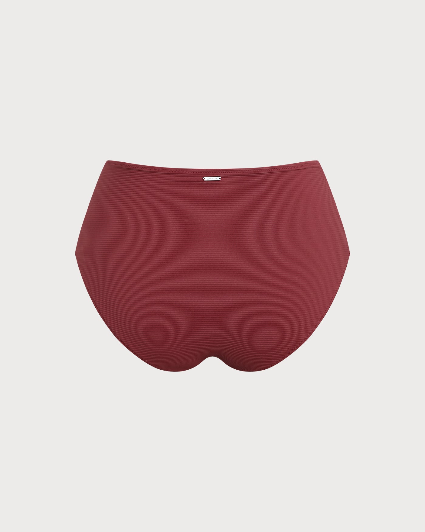 Şarap Renk Fırfırlı Büyük Beden Bikini Altı - Şıklığı Yakalayın