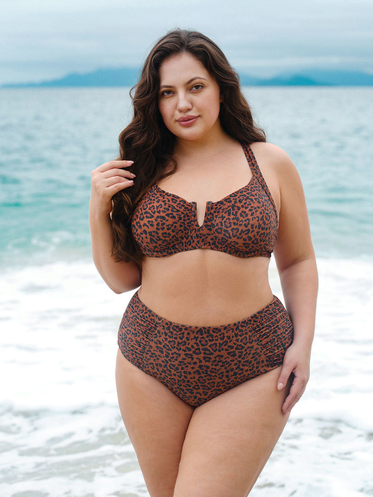 Leopar Desenli Büyük Beden Bikini Altı - Şık ve Rahat