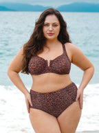 Leopar Desenli Büyük Beden Bikini Altı - Şık ve Rahat