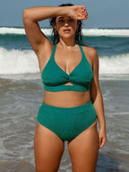 Yeşil Lurex Büyük Beden Bikini Altı - Şık ve Rahat