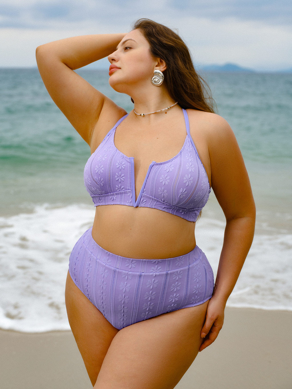 Mor Jakarlı Büyük Beden Bikini Altı - Şık ve Rahat Seçim