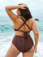 Leopar Desenli Büyük Beden Bikini Altı - Şık ve Rahat