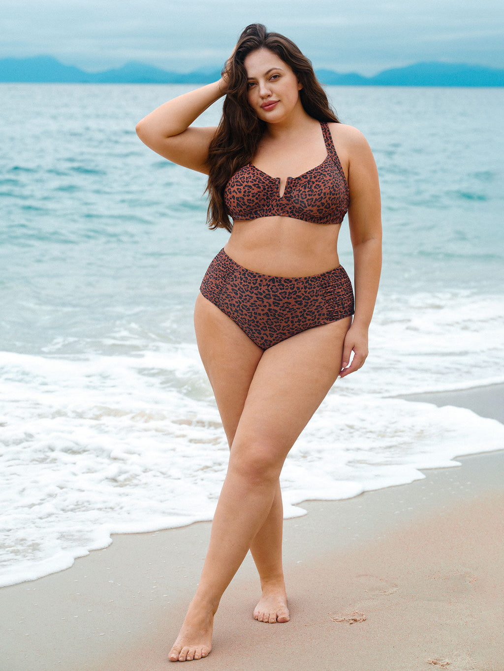 Leopar Desenli Büyük Beden Bikini Altı - Şık ve Rahat