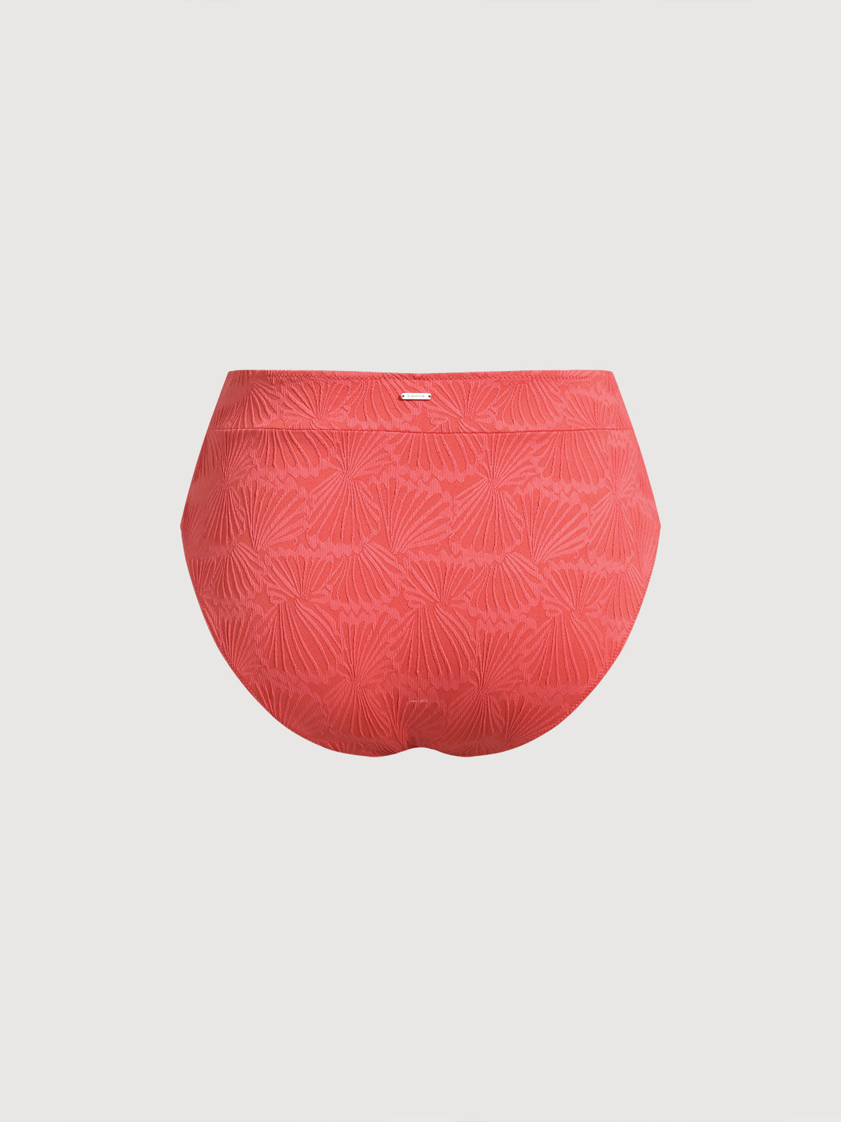 Premium Kırmızı Jakarlı V Kesim Büyük Beden Bikini Altı