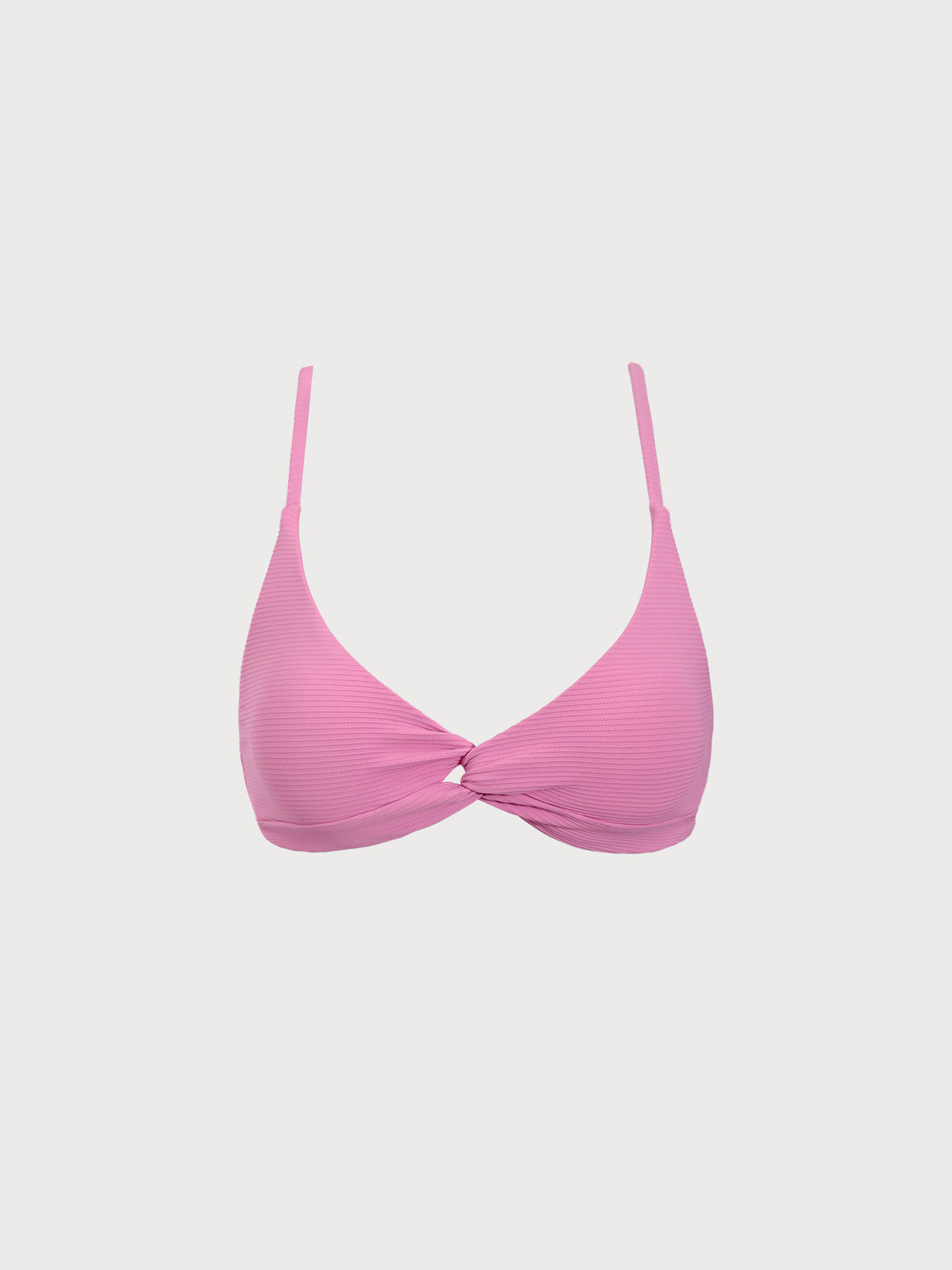 Şık Pembe Dönüşümlü Sırt Açık Bikini Üstü - Yaz Modası