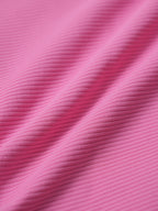 Çift Taraflı Kırmızı-Pembe Düğüm Bikini Üstü