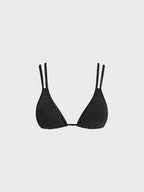 Şık Siyah Askılı Bikini Üstü - Yüksek Kalite Yaz Modası