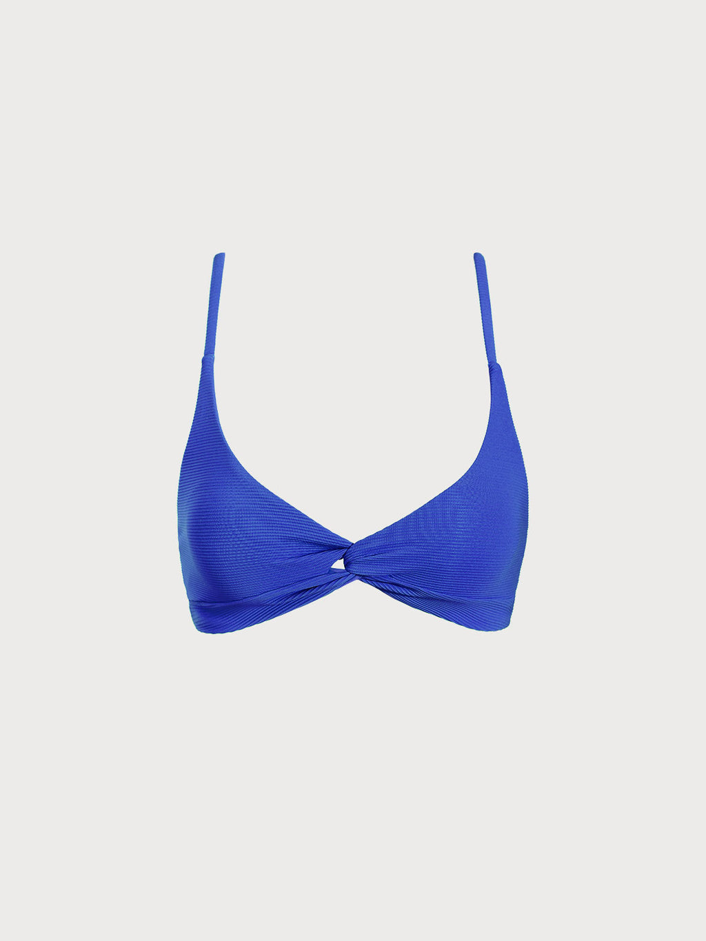 Şık Mavi Sırt Açık Bikini Üstü - Yaz Modası