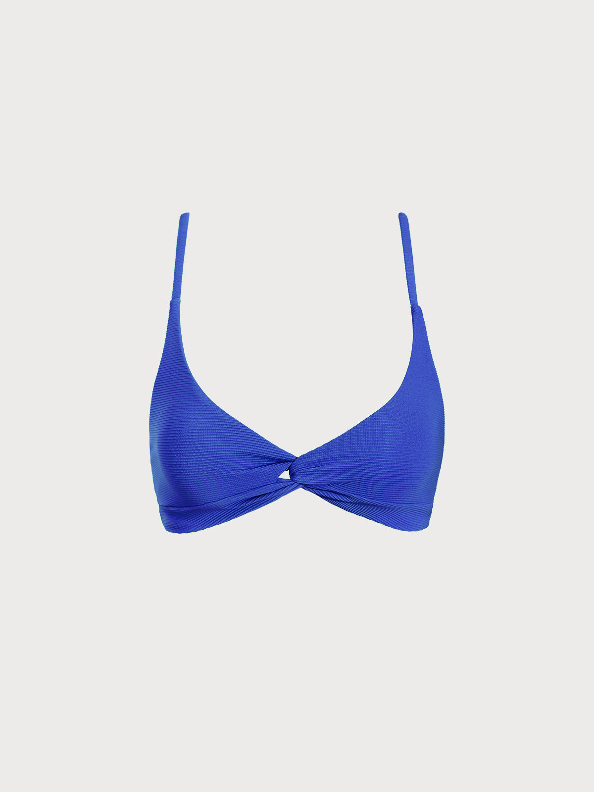 Şık Mavi Sırt Açık Bikini Üstü - Yaz Modası