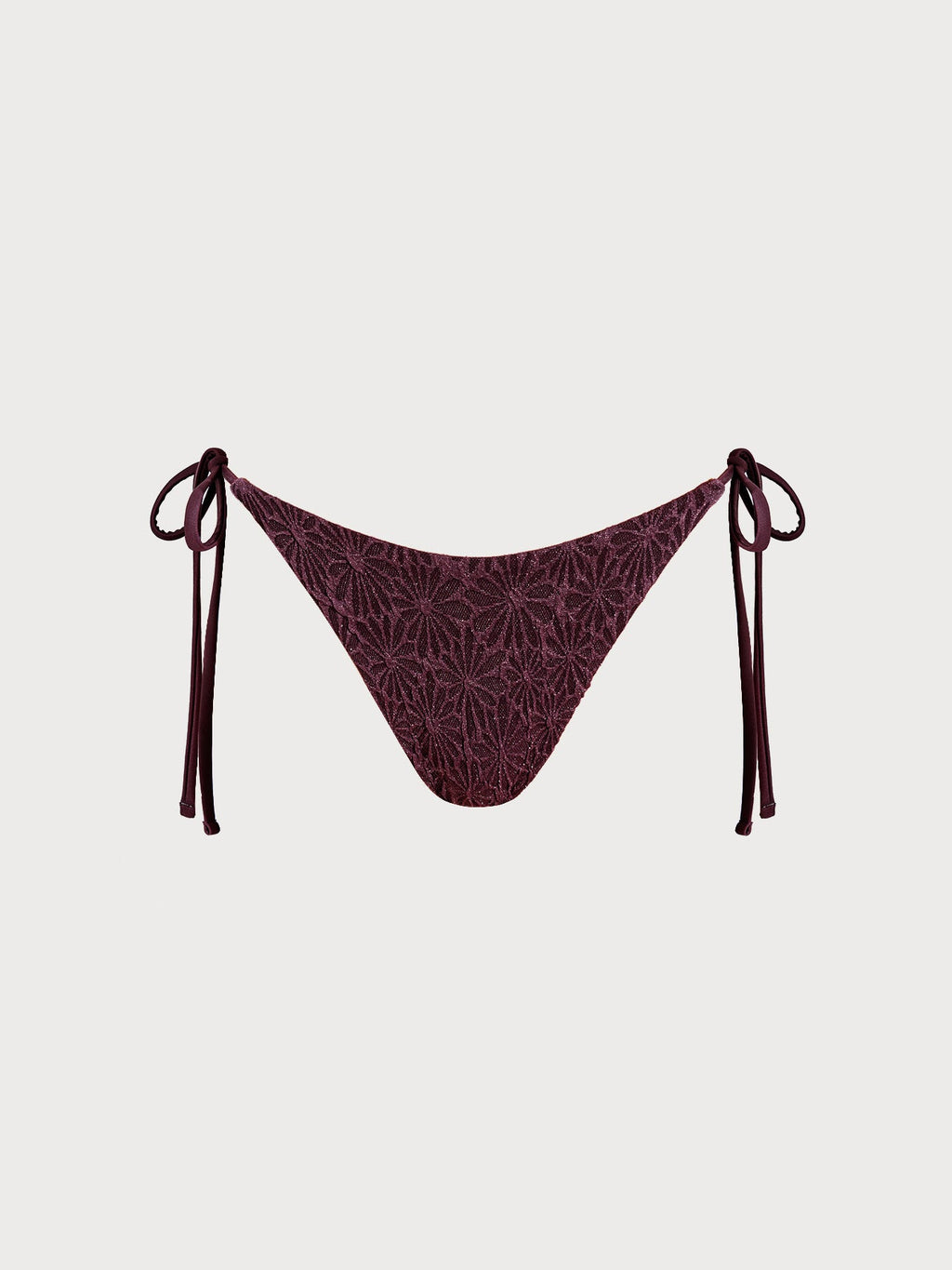 Şık Koyu Kahve Dokulu Bikini Altı - Yaz Modası