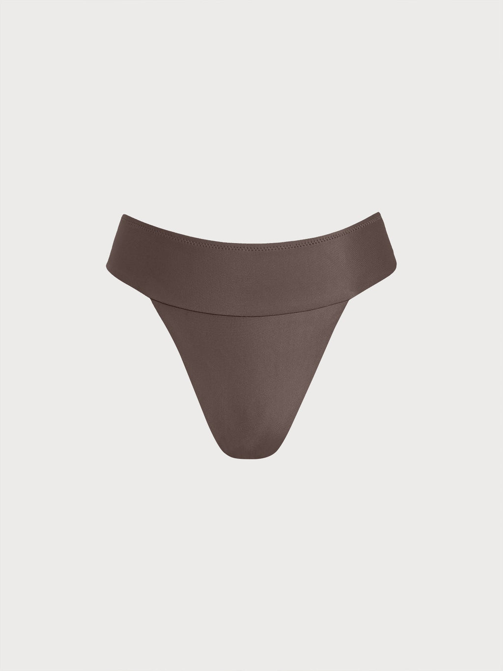 Premium Koyu Kahve Geniş Bel Bikini Altı - ECONYL®