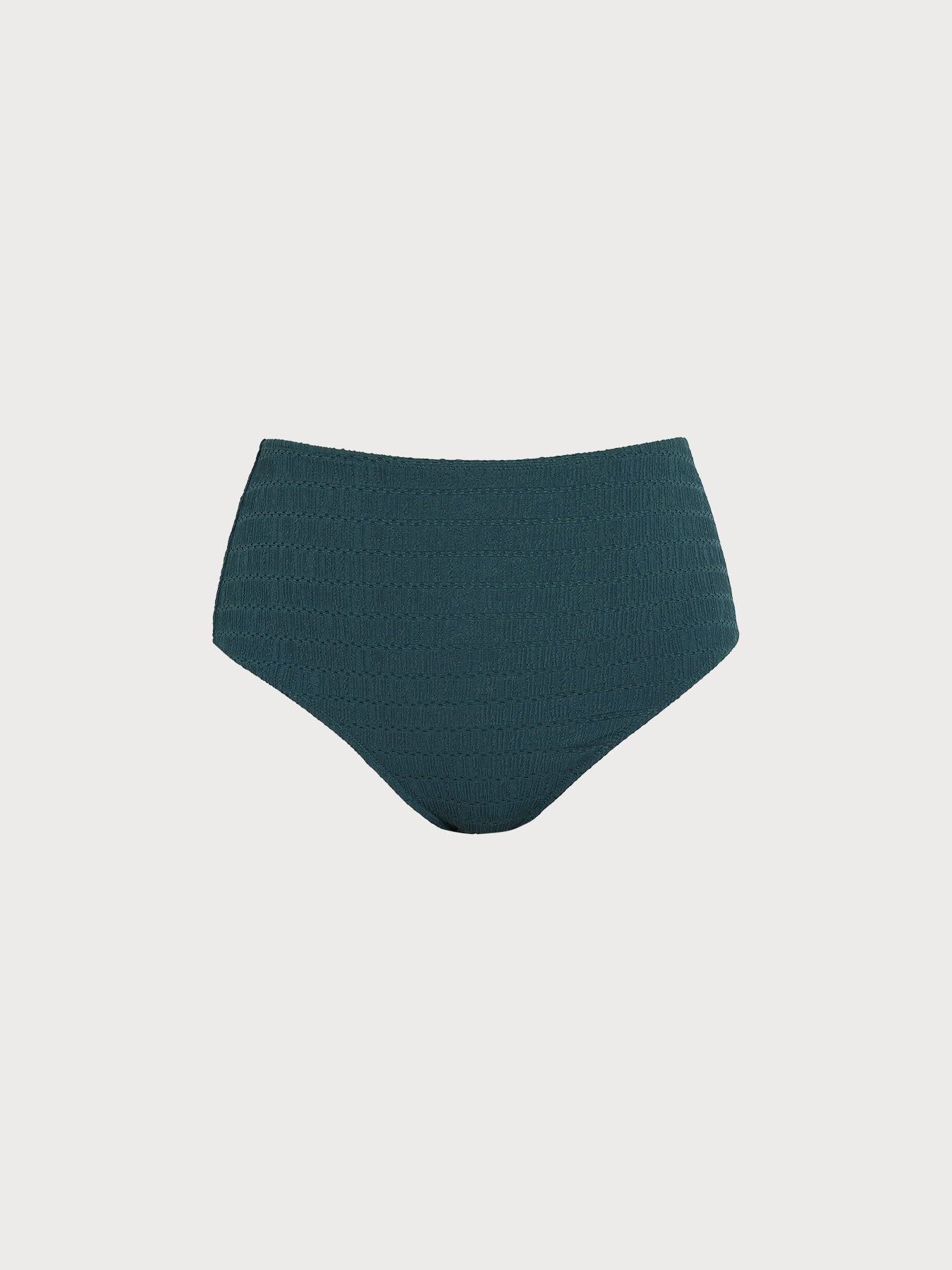 Koyu Yeşil Dokulu Büyük Beden Bikini Altı - Şık ve Rahat