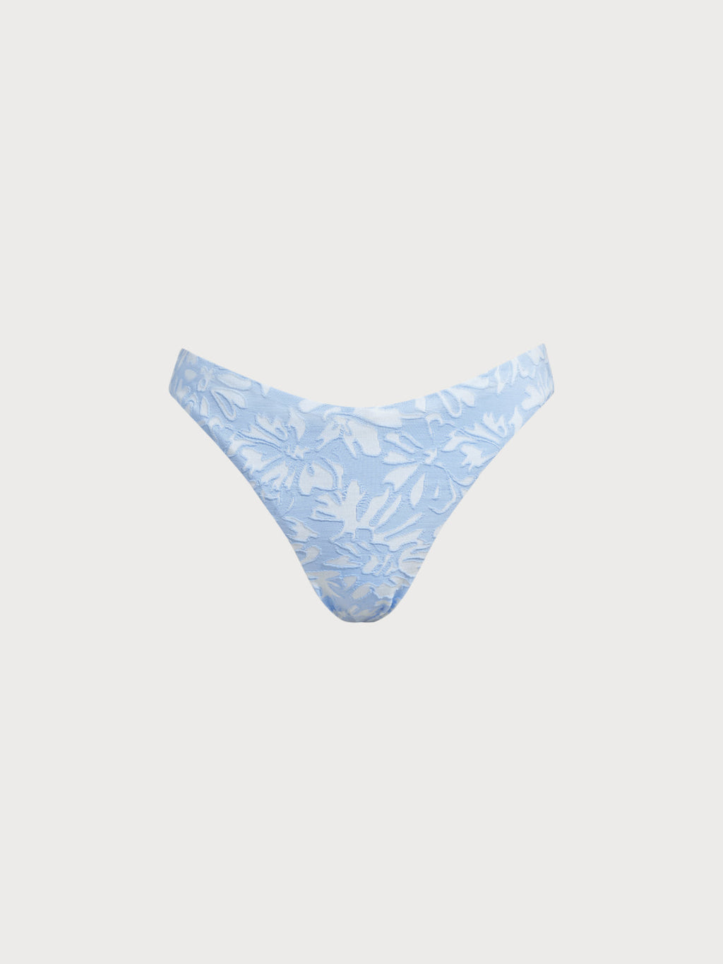 Yazlık Açık Mavi Çiçekli Bikini Altı - Şıklığın Adresi